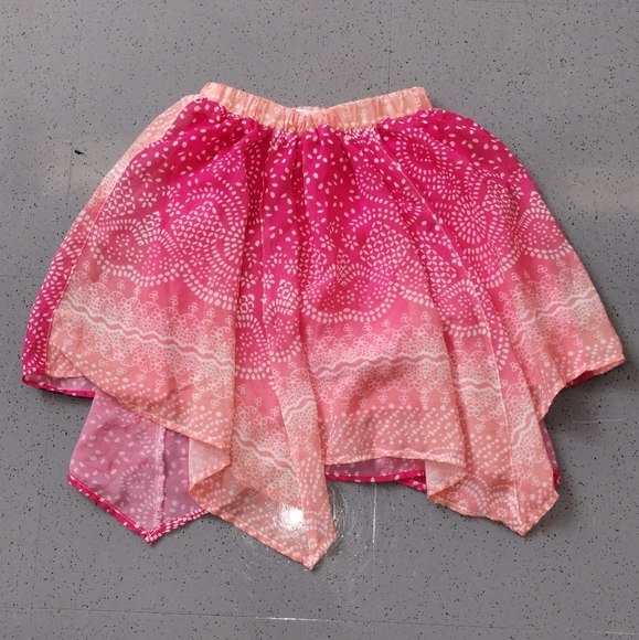 Est 1989 Place Girl Beautiful Bright Pink Skirt Pixie Boho cottage core Flowy - Picture 3 of 9